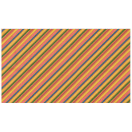 Toalha De Mesa Padrão de Linha Colorida