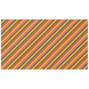 Toalha De Mesa Padrão de Linha Colorida
