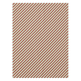 Toalha De Mesa Padrão de Listras Vermelhas e Verdes