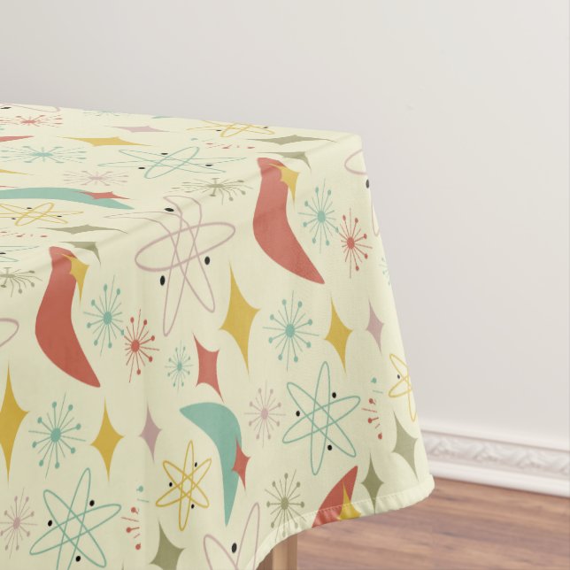 Toalha De Mesa Padrão de Meio século de Starburst de Boomerang de (Posição Original)