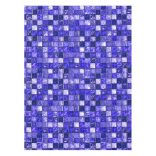 Toalha De Mesa Padrão de mosaico azul