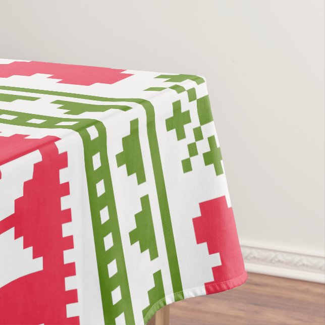 Toalha De Mesa Padrão de Natal 3 (Posição Original)