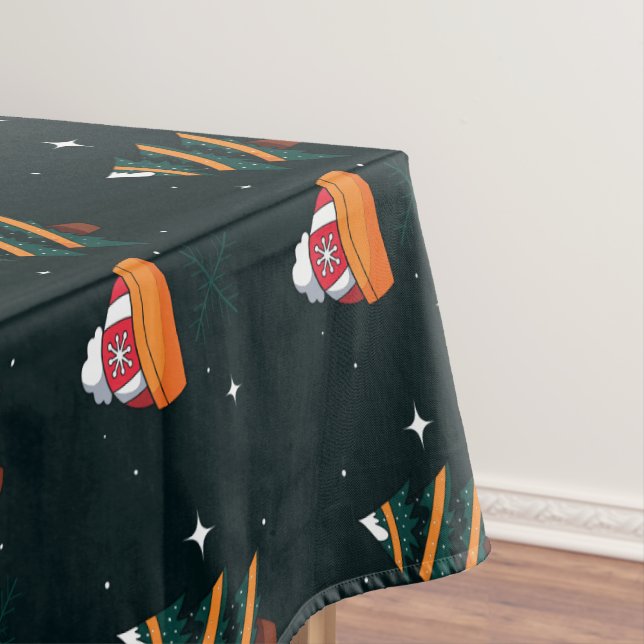 Toalha De Mesa Padrão de Natal 91 (Posição Original)