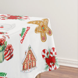 Toalha De Mesa Padrão de Natal sem costura