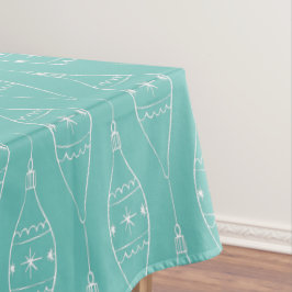 Toalha De Mesa Padrão de Ornamento Moderno do Meio século Retroat
