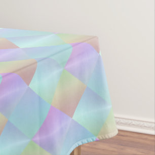 Toalha De Mesa Padrão de Pastel Squares