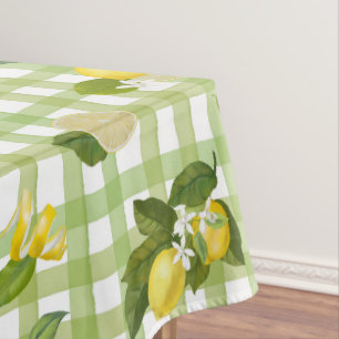 Toalha De Mesa Padrão de Picnic Citrus Mediterrâneo