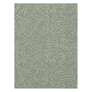 Toalha De Mesa Padrão de Salgueiro William Morris Antigo Verde Sa