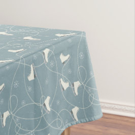 Toalha De Mesa Padrão de skates de gelo de Natal - presentes de N