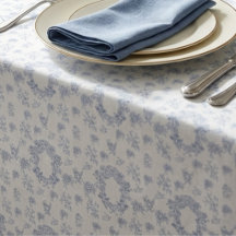 Padrão de Toile Francês Branco Azul