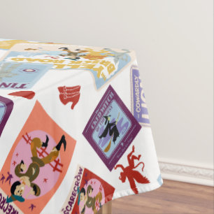 Toalha De Mesa Padrão de Toss de Impressão de Personagem do Mágic