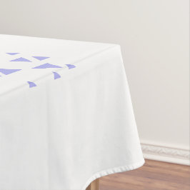 Toalha De Mesa Padrão de Triângulo Colorido Único & Citações