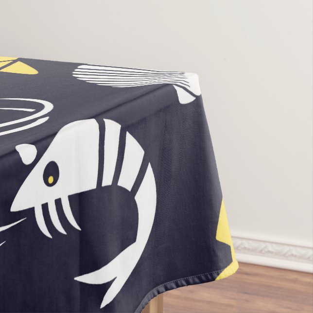 Toalha De Mesa Padrão de vida no mar (Posição Original)