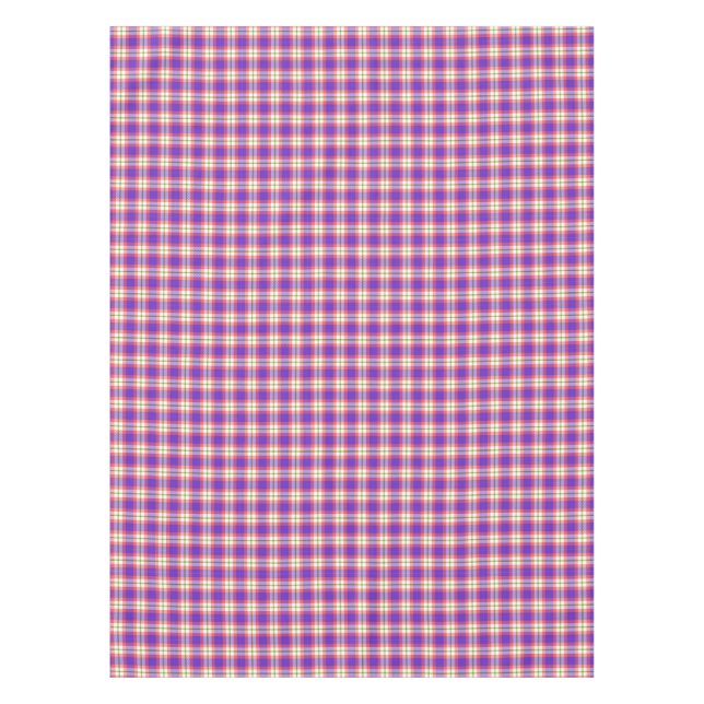 Toalha De Mesa Padrão de xadrez de Tartan (Frente)