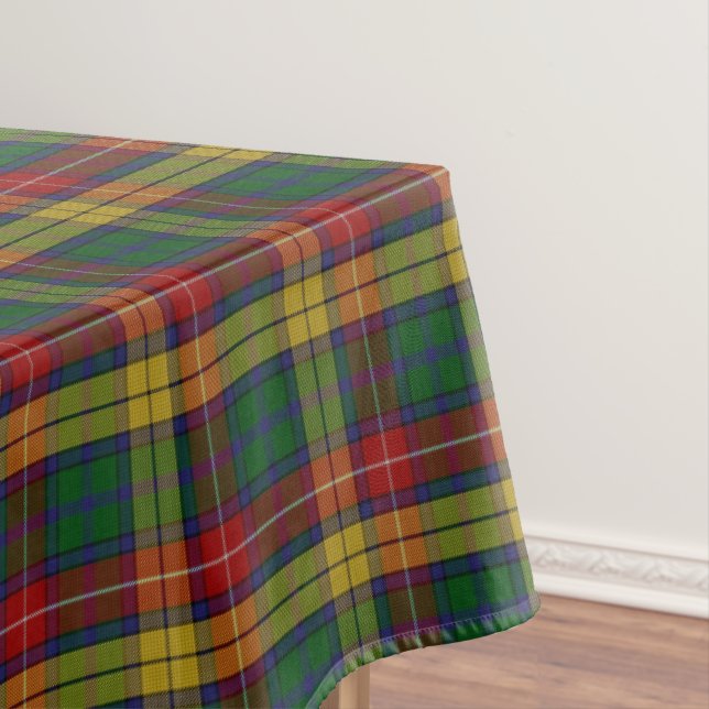 Toalha De Mesa Padrão de Xadrez do Buchanan Clan Tartan (Posição Original)