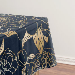 Toalha De Mesa Padrão decorativo floral em aquarela elegante  