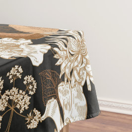 Toalha De Mesa Padrão decorativo floral em aquarela elegante  