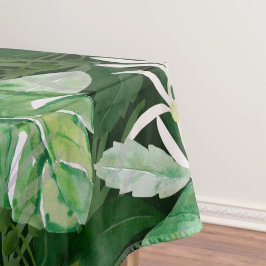 Toalha De Mesa Padrão decorativo floral em aquarela elegante  