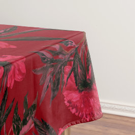 Toalha De Mesa Padrão decorativo floral em aquarela elegante  