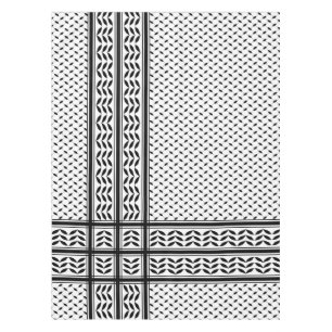 Toalha De Mesa Padrão do Keffiyeh Símbolo da Resistência da Pales