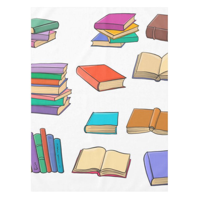 Toalha De Mesa Padrão do livro (Frente)