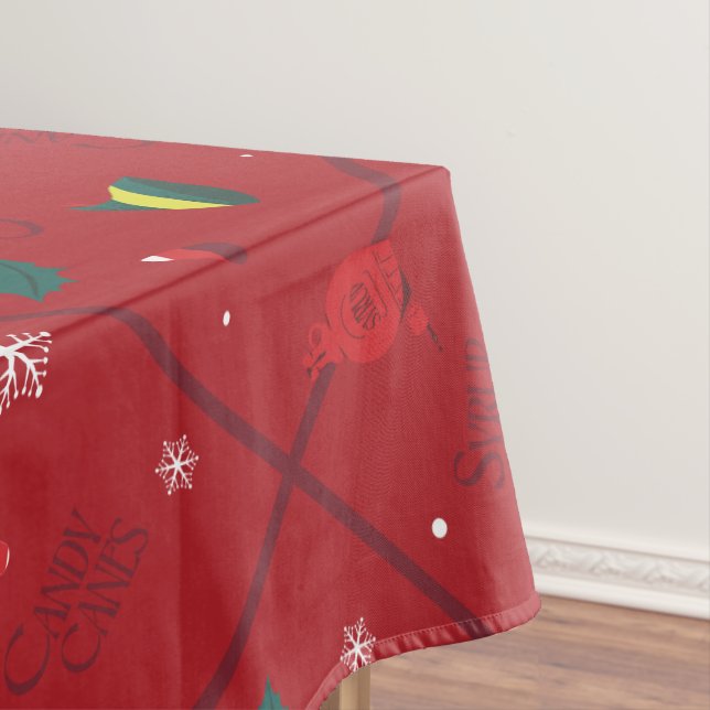 Toalha De Mesa Padrão do Verificador Elf Candy (Posição Original)