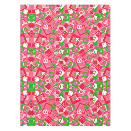 Toalha De Mesa Padrão dos quadrados retrorreflectores