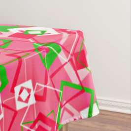 Toalha De Mesa Padrão dos quadrados retrorreflectores