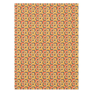 Toalha De Mesa Padrão dos quadrados retrorreflectores - Vermelho,