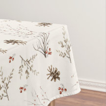 Padrão Elegante de Azevinho de Inverno Florestal e