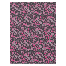 Toalha De Mesa Padrão Exclusivo em rosa/ queda