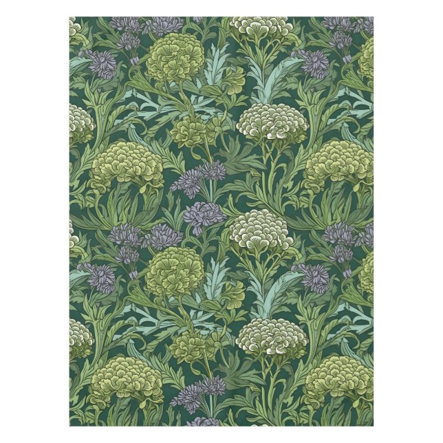 Toalha De Mesa Padrão floral contínuo no estilo de William Morris (Frente)