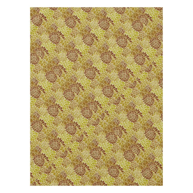 Toalha De Mesa padrão floral dahila grace (Frente)