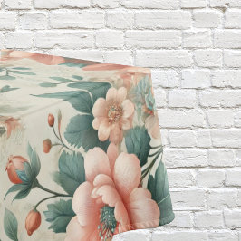 Toalha De Mesa Padrão Floral de Algodão do País