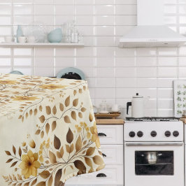 Toalha De Mesa Padrão Floral de Farmhouse