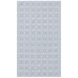 Toalha De Mesa Padrão Floral de Rico Azul Personalizado