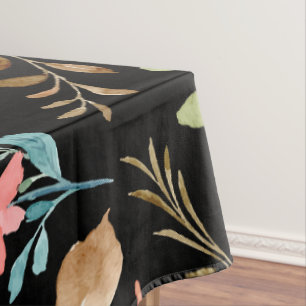 Toalha De Mesa Padrão Floral de Superfície - Primavera de Aquarel
