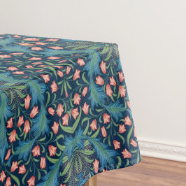Toalha De Mesa Padrão Floral de William Morris Harebell, Azul Ros