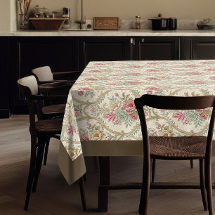 Toalha De Mesa Padrão Floral Delicado Victoriano Elegante