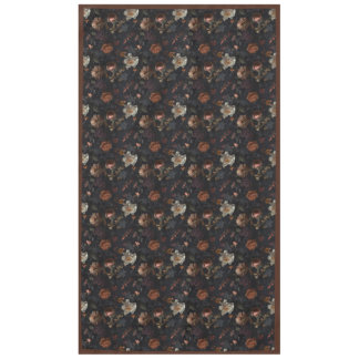 Toalha De Mesa Padrão Floral Noir Temperamental