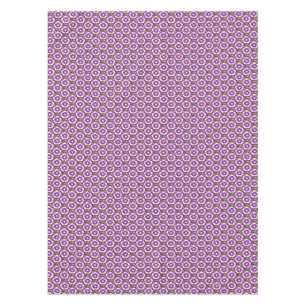 Toalha De Mesa Padrão floral roxo de Vintage Dianthus Barbatus