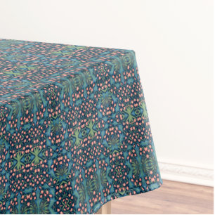 Toalha De Mesa Padrão Floral William Morris Harebell, Azul Rosa