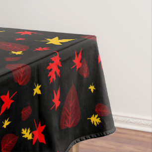Toalha De Mesa Padrão Folha Colorida