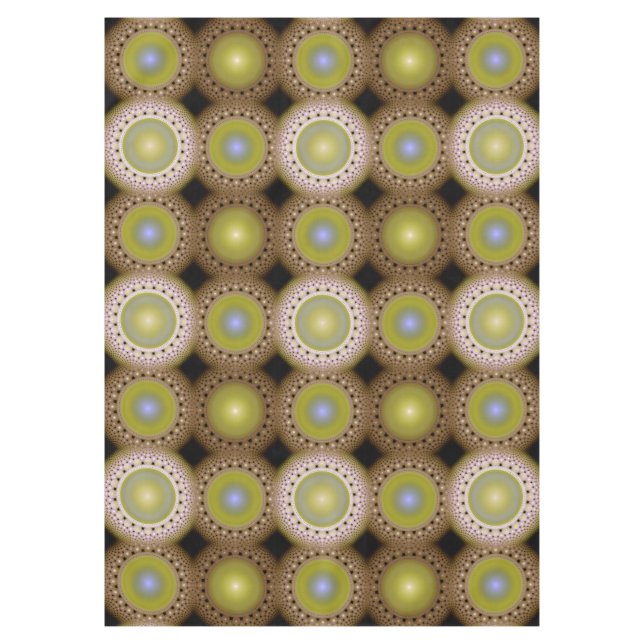 Toalha De Mesa Padrão fractal de Natal (Frente)