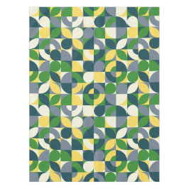 Toalha De Mesa Padrão Geométrico Colorido Modern Bauhaus Abstrato