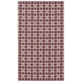 Toalha De Mesa Padrão Grego Chave Burgundy Elegante Dourado