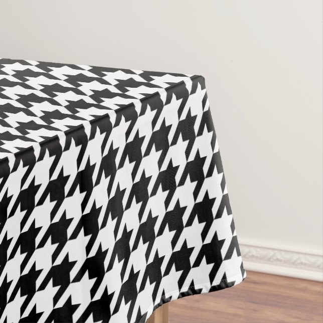Toalha De Mesa Padrão houndstooth clássico design de verificação  (Posição Original)
