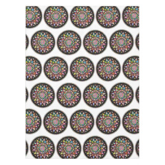 Toalha de Mesa Padrão Indiano Arco-íris Mandala Br