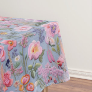 Toalha De Mesa Padrão Invisível bordado