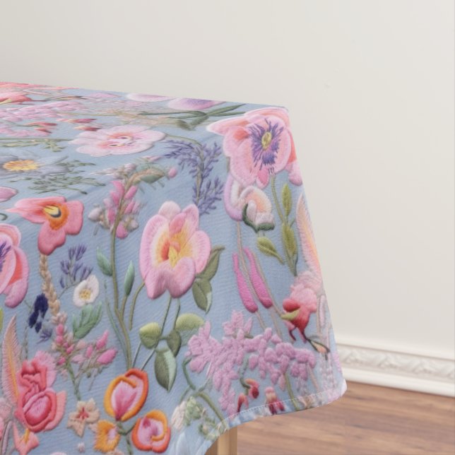 Toalha De Mesa Padrão Invisível bordado (Posição Original)